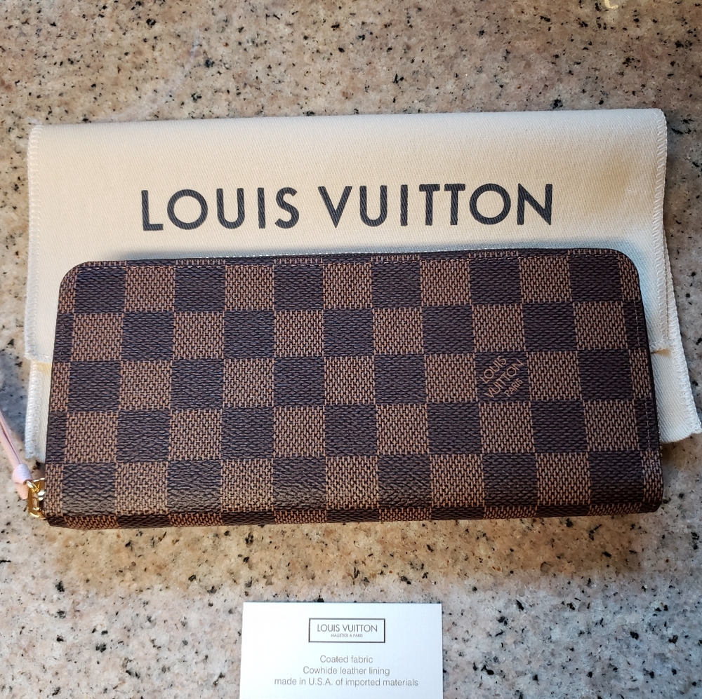 Louis Vuitton Clemence Damier Ebene Rose Ballerina